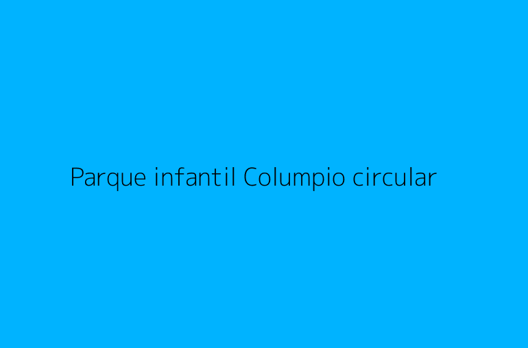 Parque infantil Columpio circular